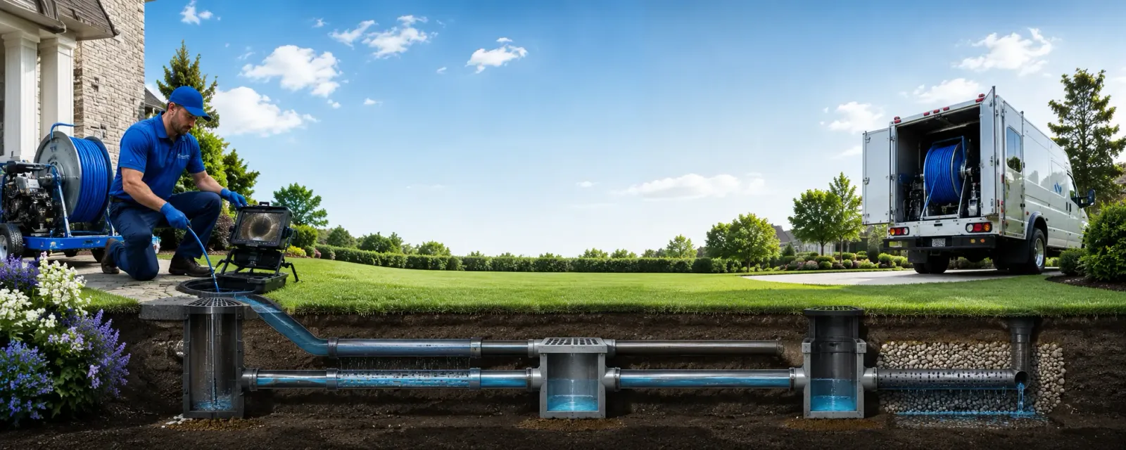 Outdoor drain cleaning information for Howard, KS